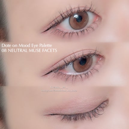 ドットオンムードアイパレット/Heart Percent/アイシャドウパレットを使ったクチコミ(4枚目)