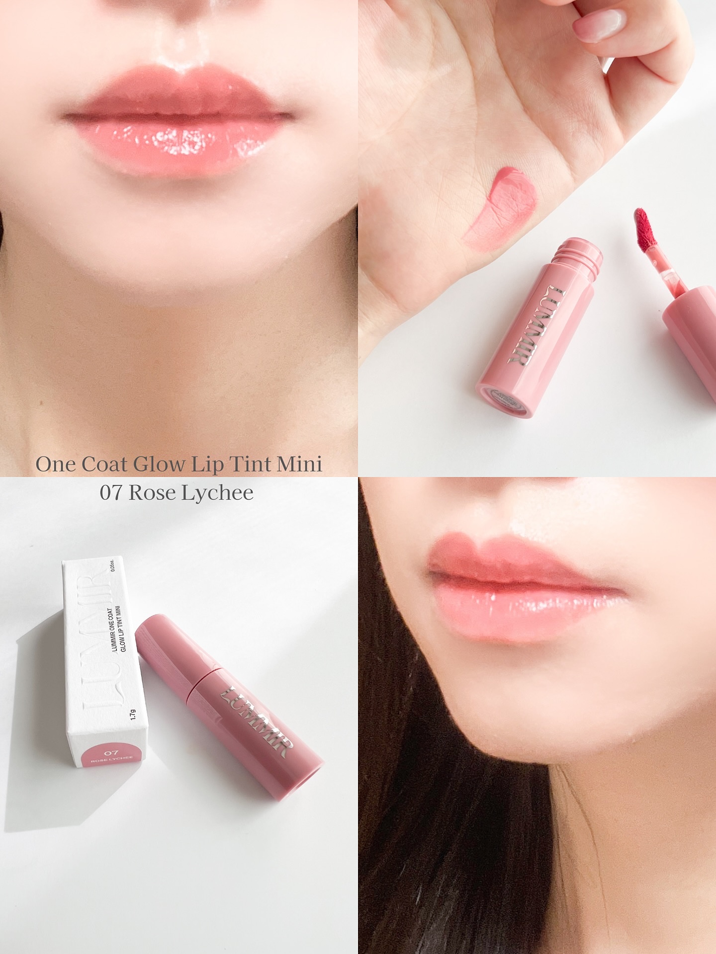 ONE COAT グロウティント/Lummir/リップティントを使ったクチコミ（3枚目）