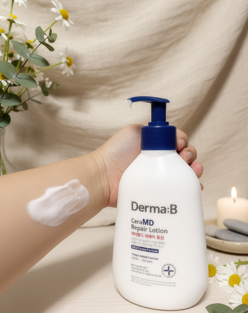 セラMD　リペアローション/Derma:B/ボディローションを使ったクチコミ（2枚目）