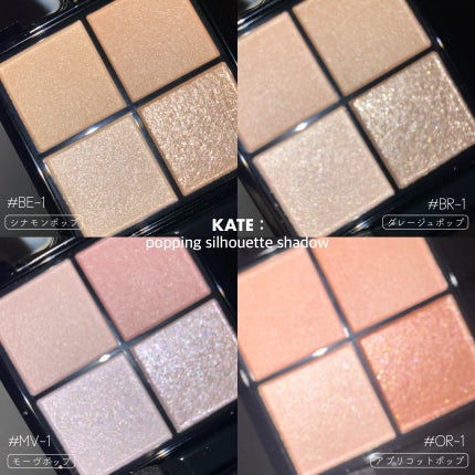 ケイト ポッピングシルエットシャドウ/KATE/アイシャドウパレットを使ったクチコミ(2枚目)