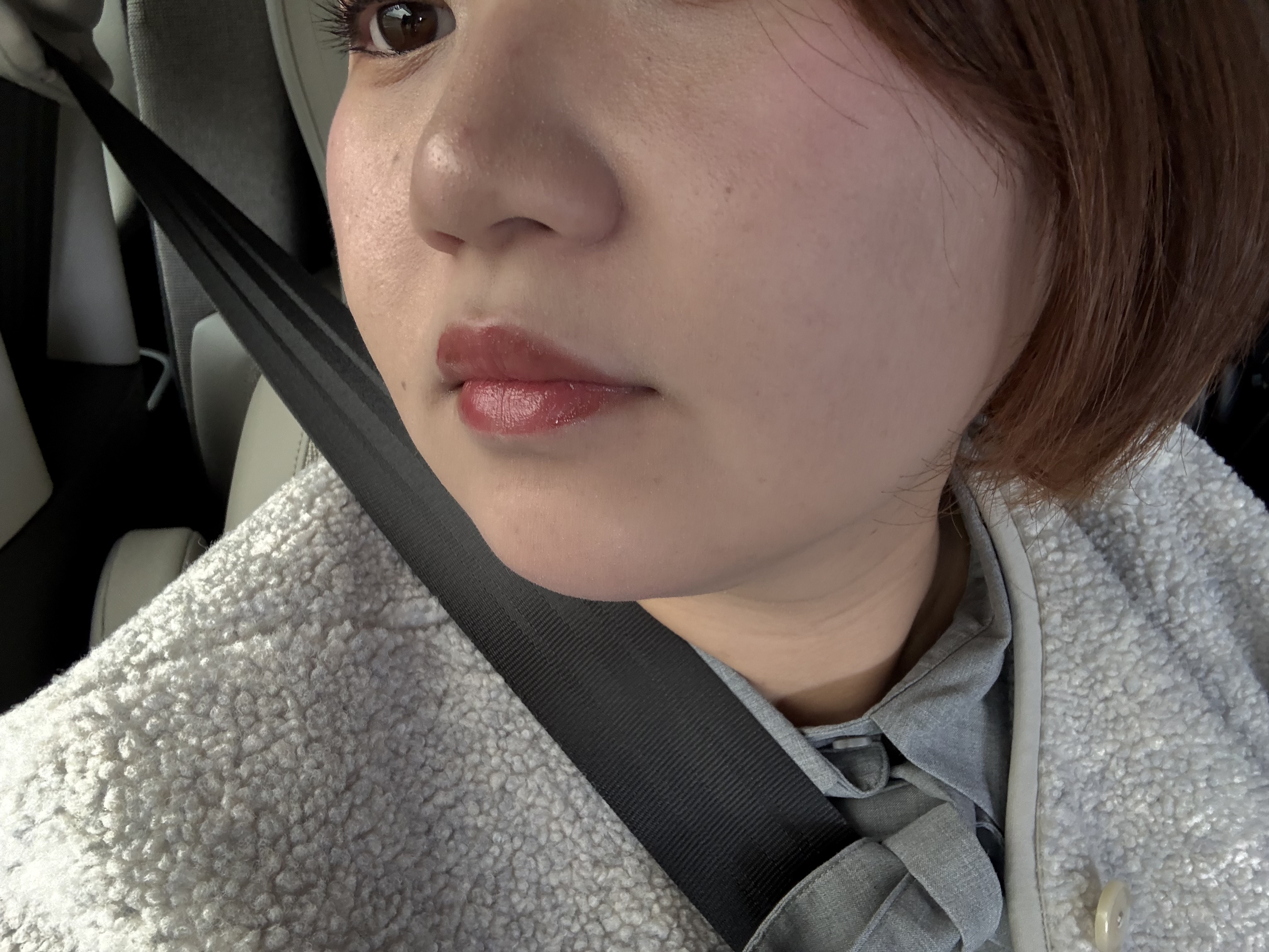 リップグロウボム/マキアージュ/リップティントを使ったクチコミ（2枚目）