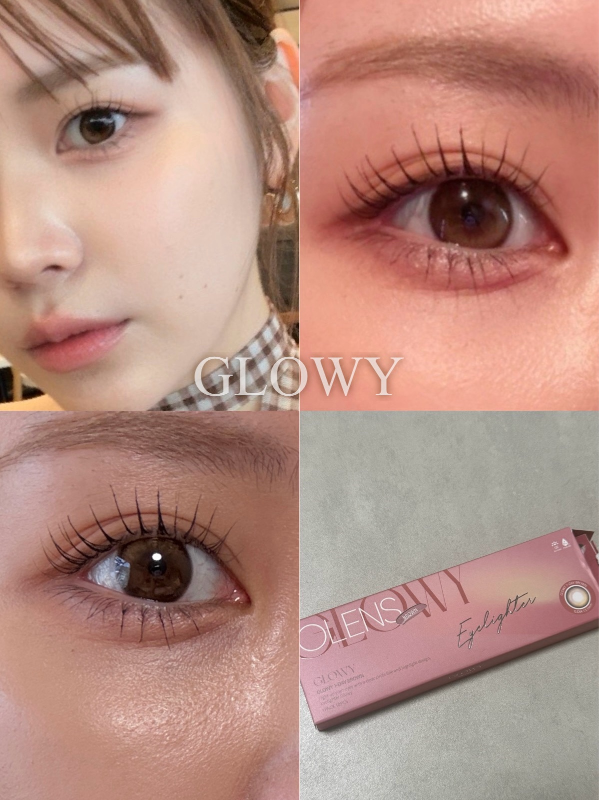 Glowy 1day/OLENS/ワンデー（１DAY）カラコンを使ったクチコミ（1枚目）