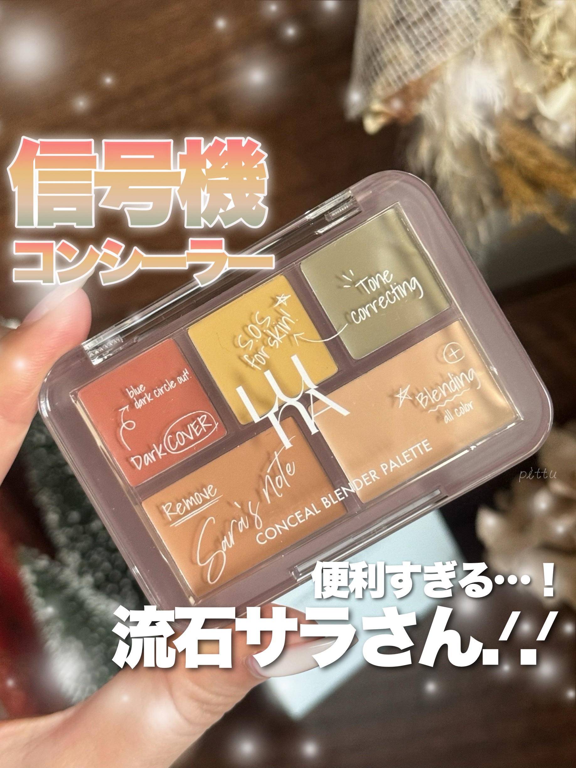 コンシールブレンダーパレット/LUNA/パレットコンシーラーを使ったクチコミ（1枚目）