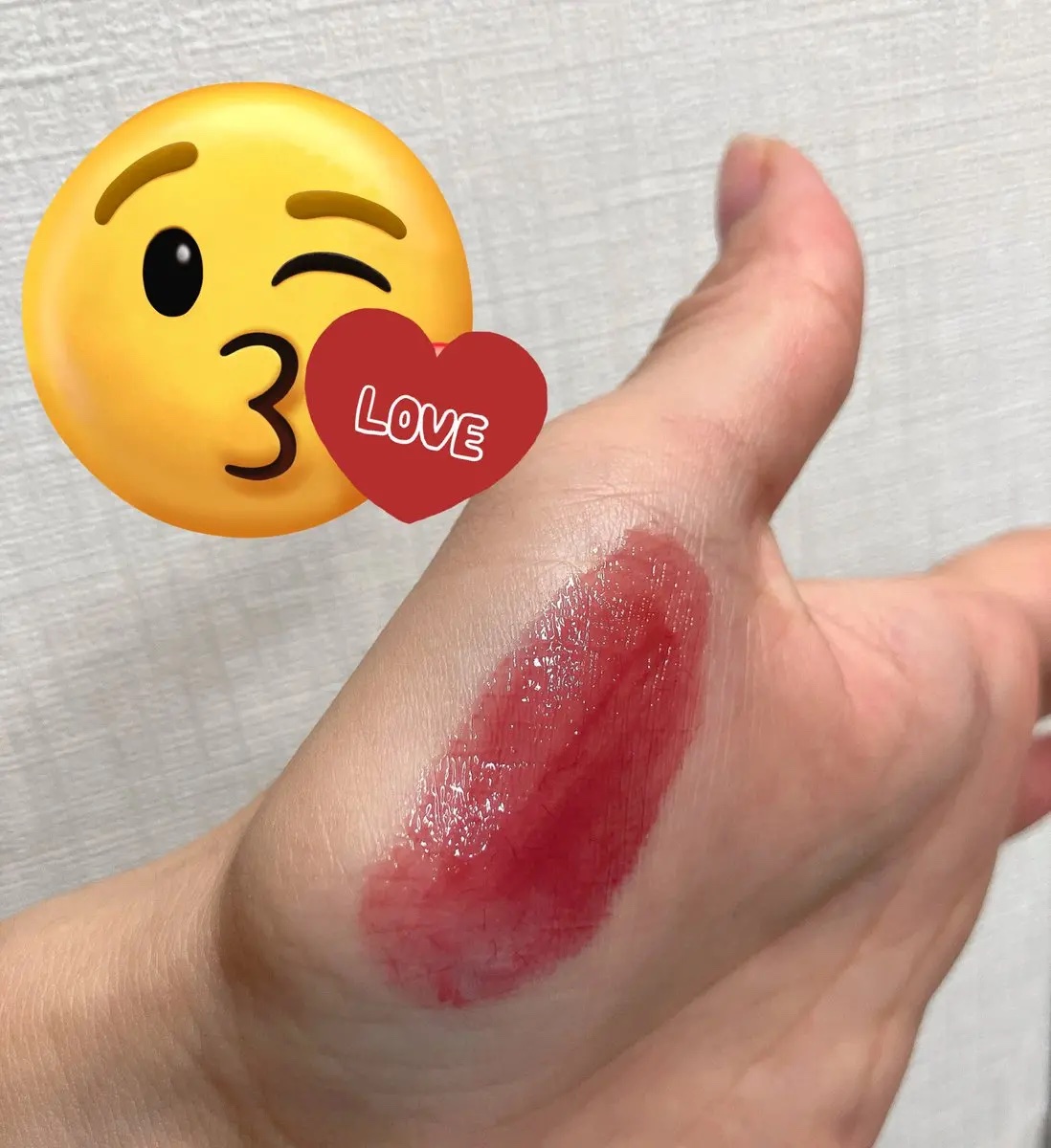 ハートポップブラッシャー サワーキャンディ/ETUDE/パウダーチークを使ったクチコミ（2枚目）