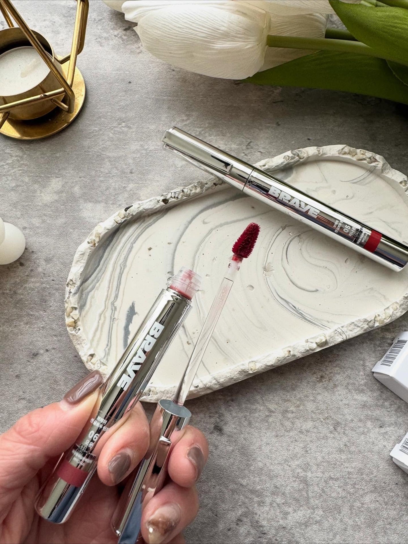 THIN GLOW TINT/BRAYE/口紅を使ったクチコミ(2枚目)