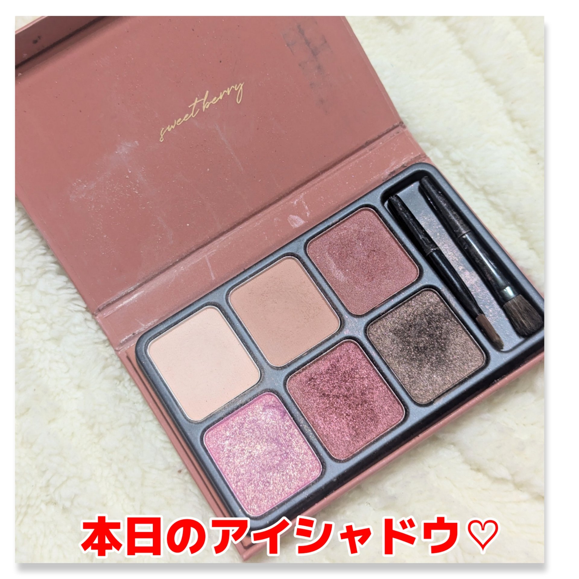 アイカラーパレット/heme/アイシャドウパレットを使ったクチコミ（1枚目）