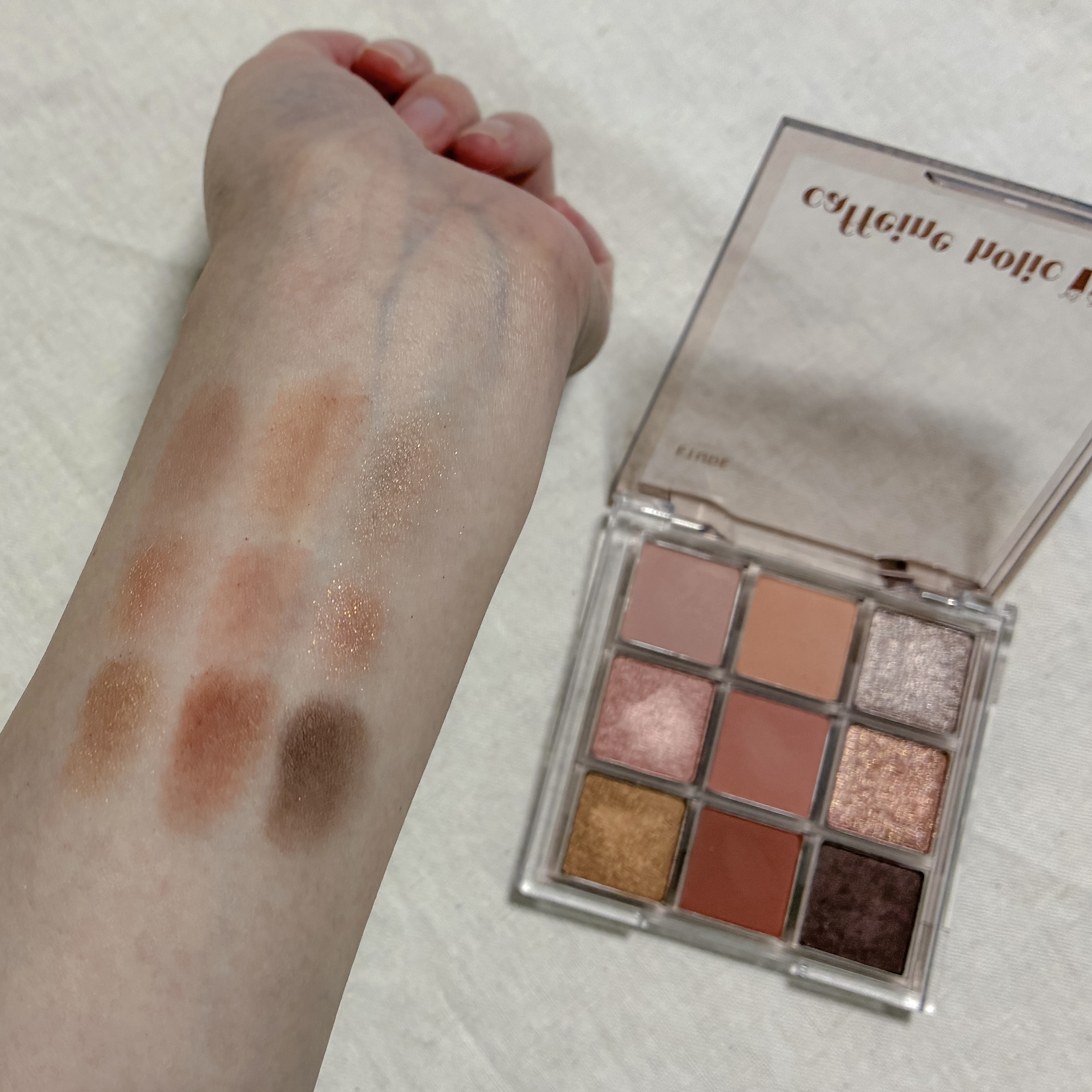 プレイカラーアイズ カフェインホリック/ETUDE/アイシャドウパレットを使ったクチコミ（3枚目）