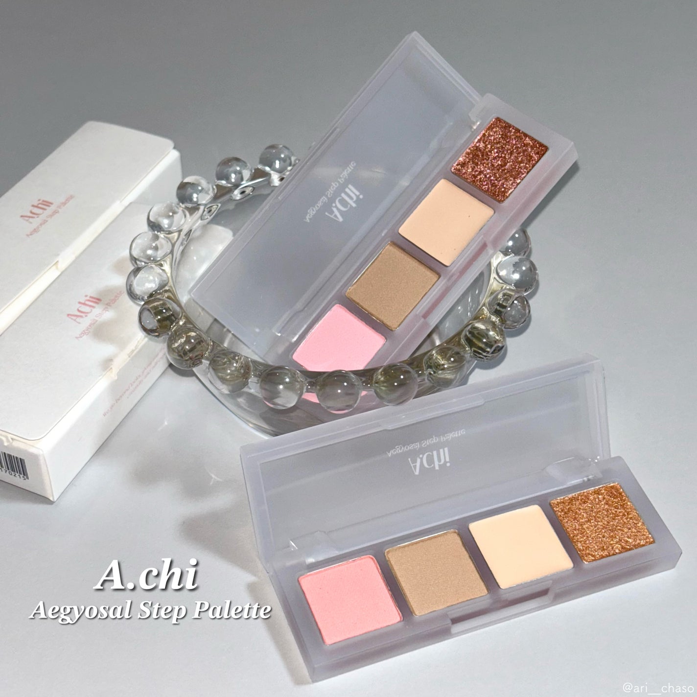 AEGYOSAL STEP PALETTE/A.chi/アイシャドウパレットを使ったクチコミ(1枚目)