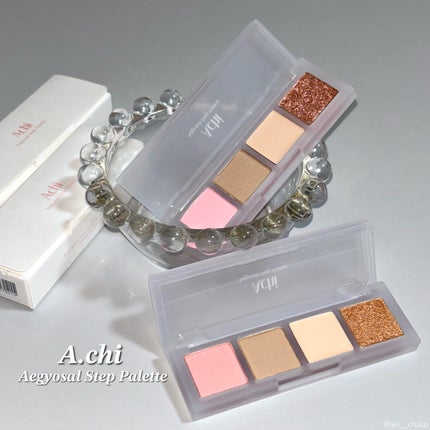 AEGYOSAL STEP PALETTE/A.chi/アイシャドウパレットを使ったクチコミ(1枚目)