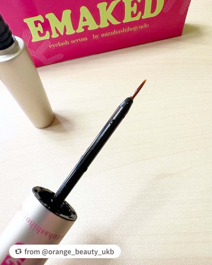 EMAKED(エマーキット)/水橋保寿堂製薬/まつげ美容液を使ったクチコミ(2枚目)