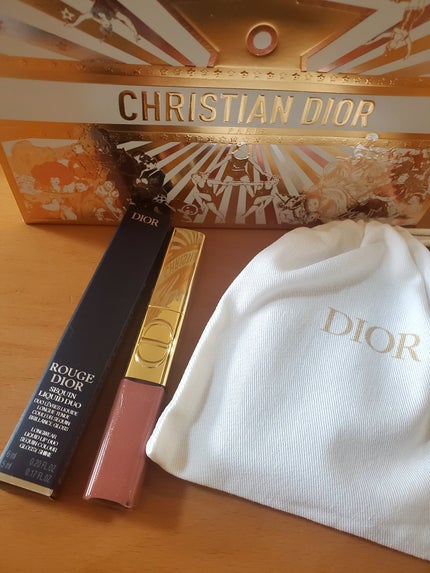 ルージュ ディオール シークイン リキッド デュオ(ホリデーコレクション 2025 限定品)/Dior/口紅・グロス・リップライナー・リップケアを使ったクチコミ(1枚目)