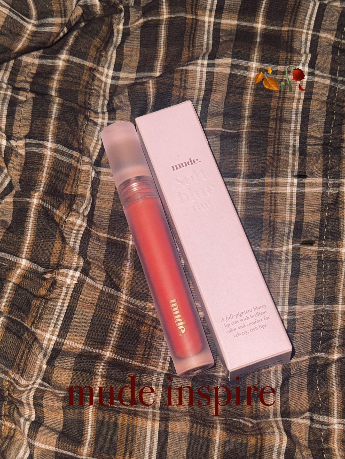 ソフトブラーティント/mude/リップティントを使ったクチコミ(1枚目)