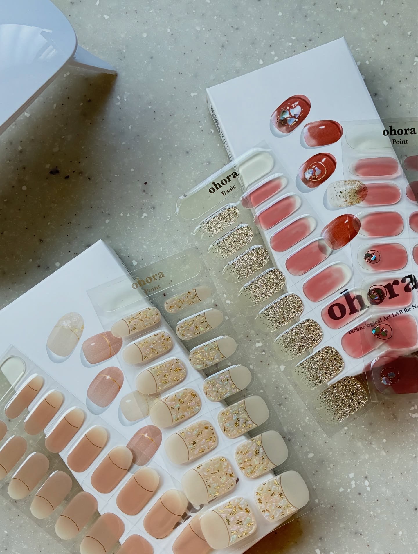 セミキュアジェルネイル（ハンド）/ohora/ネイルシールを使ったクチコミ（3枚目）