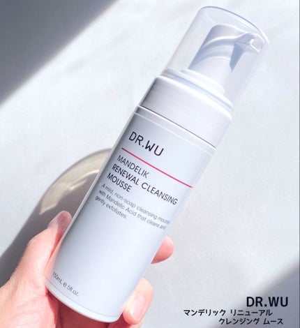 DR.WU マンデリックリニューアルクレンジングムースのクチコミ「毛穴をスッキリ洗浄してくれるDR.WUマンデリックリニューアルクレンジングムース!マンデル酸ピ.....」(1枚目)