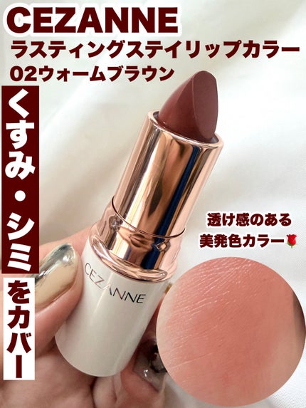ラスティングステイリップカラー/CEZANNE/口紅・グロス・リップライナー・リップケアを使ったクチコミ(2枚目)
