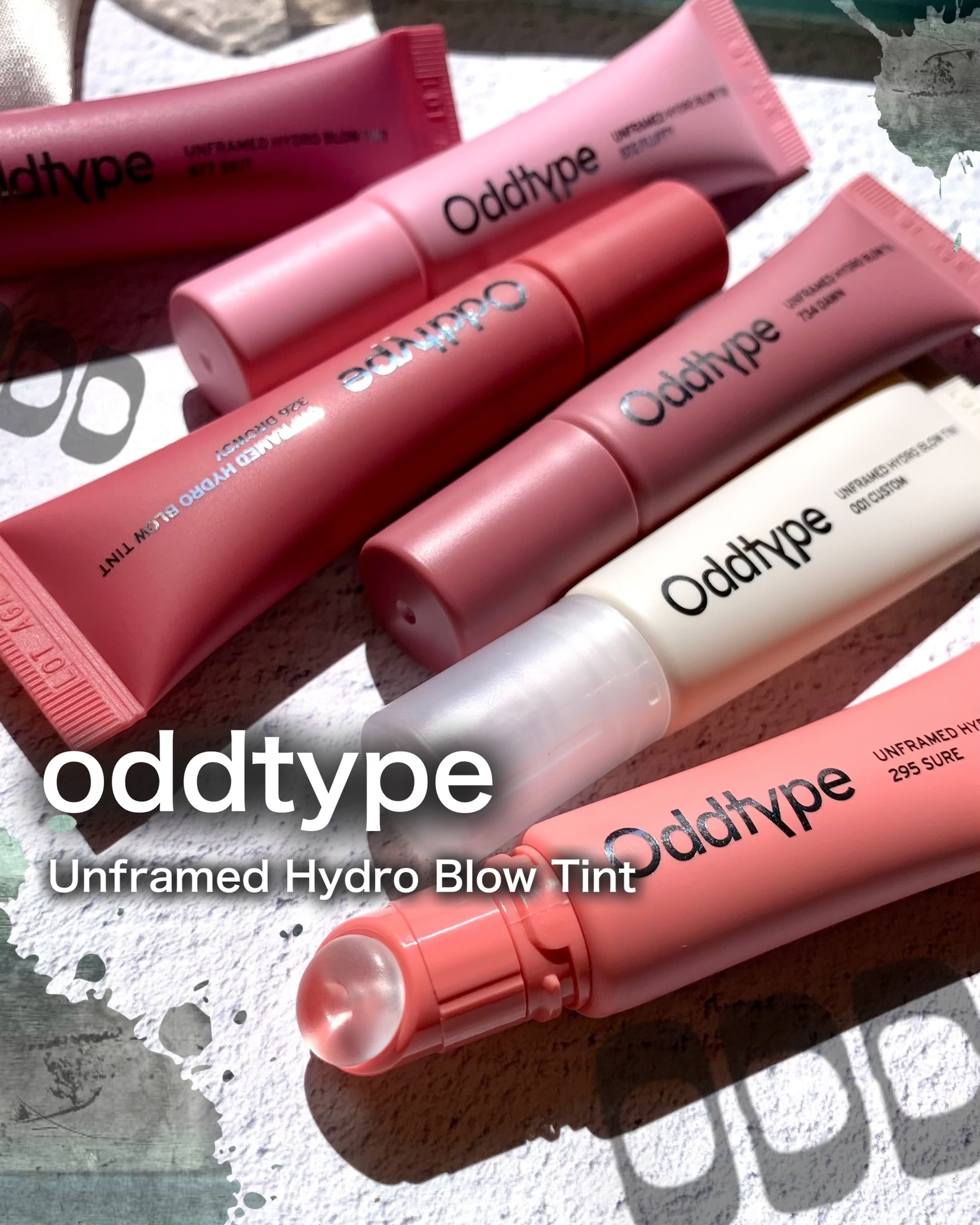 アンフレームドハイドロブロウティント/Oddtype/リップティントを使ったクチコミ（1枚目）