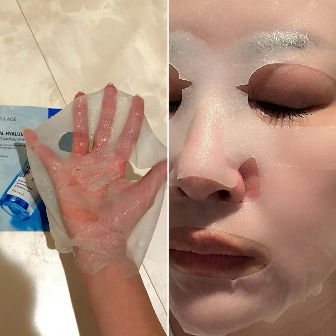 リアルヒアルロニックブルーアンプル 100/Wellage/美容液を使ったクチコミ(4枚目)