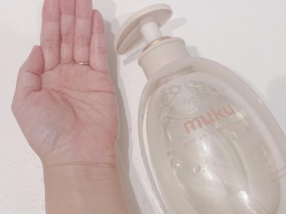 ムク+　モイスト　アミノジェル　シャンプー/ヘアトリートメント/muku+/市販シャンプーを使ったクチコミ（2枚目）