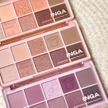 ムードアイズシャドウパレット/INGA/アイシャドウパレットを使ったクチコミ(1枚目)