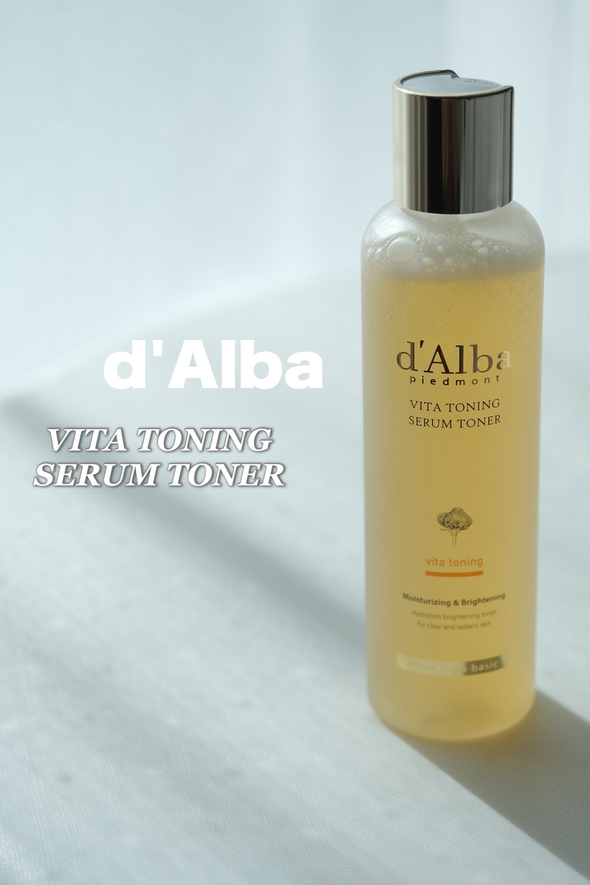 【 #PR : d'Alba様 @dAlba_japan 】
ビタトーニングセラムトナー

抗酸化×ブライトニングのWアプローチ

純度98％のグルタチオンをリポソーム化して肌への浸透をサポート

ベタつかないのにしっかり潤う感覚🫧

ワ