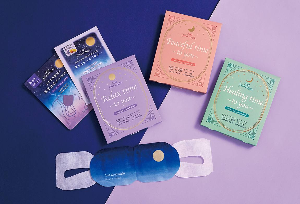 アンドグッドナイトから月夜のまったりナイトケアアイテムが登場の画像