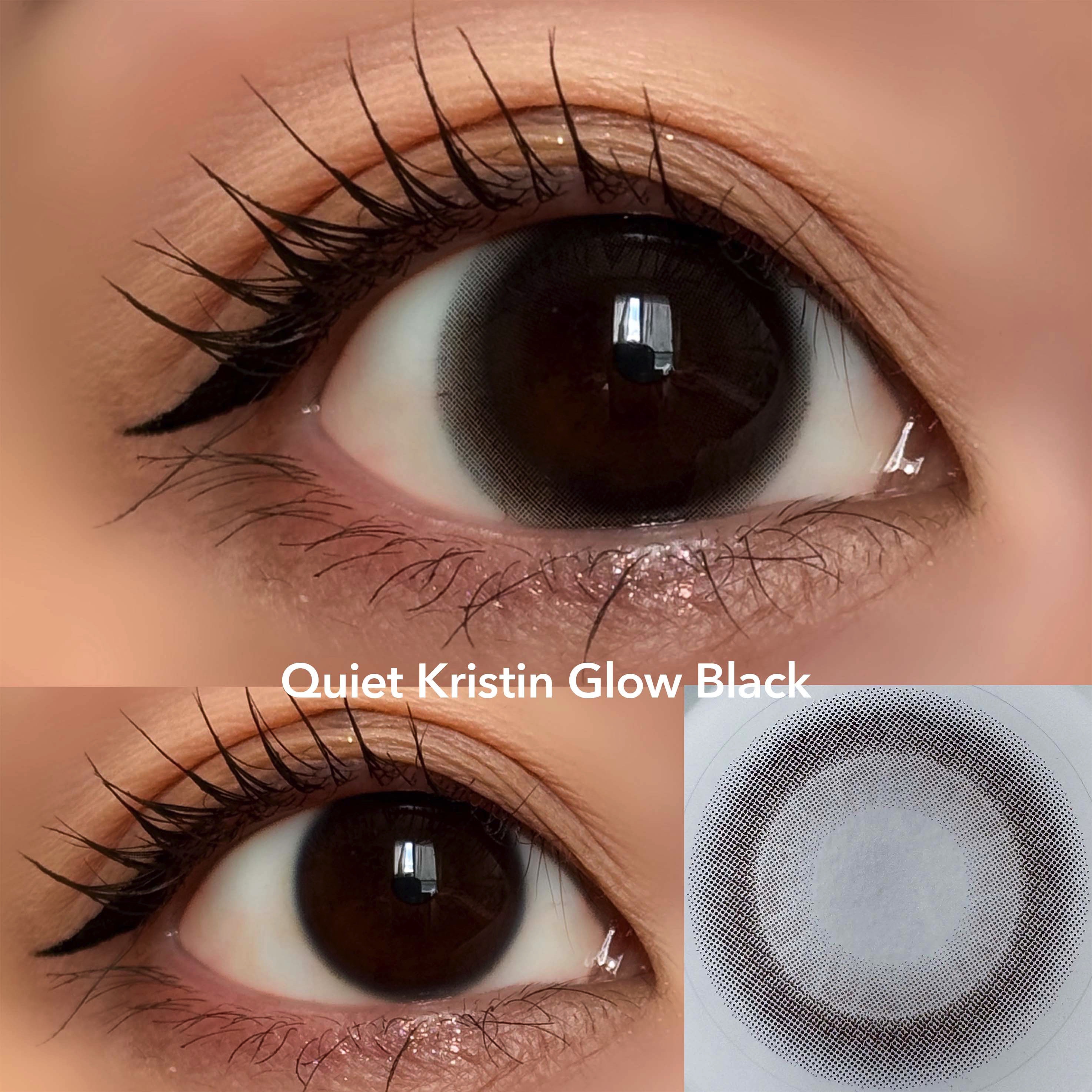 QuietKristin 1day/Hapa kristin/ワンデー（１DAY）カラコンを使ったクチコミ（3枚目）