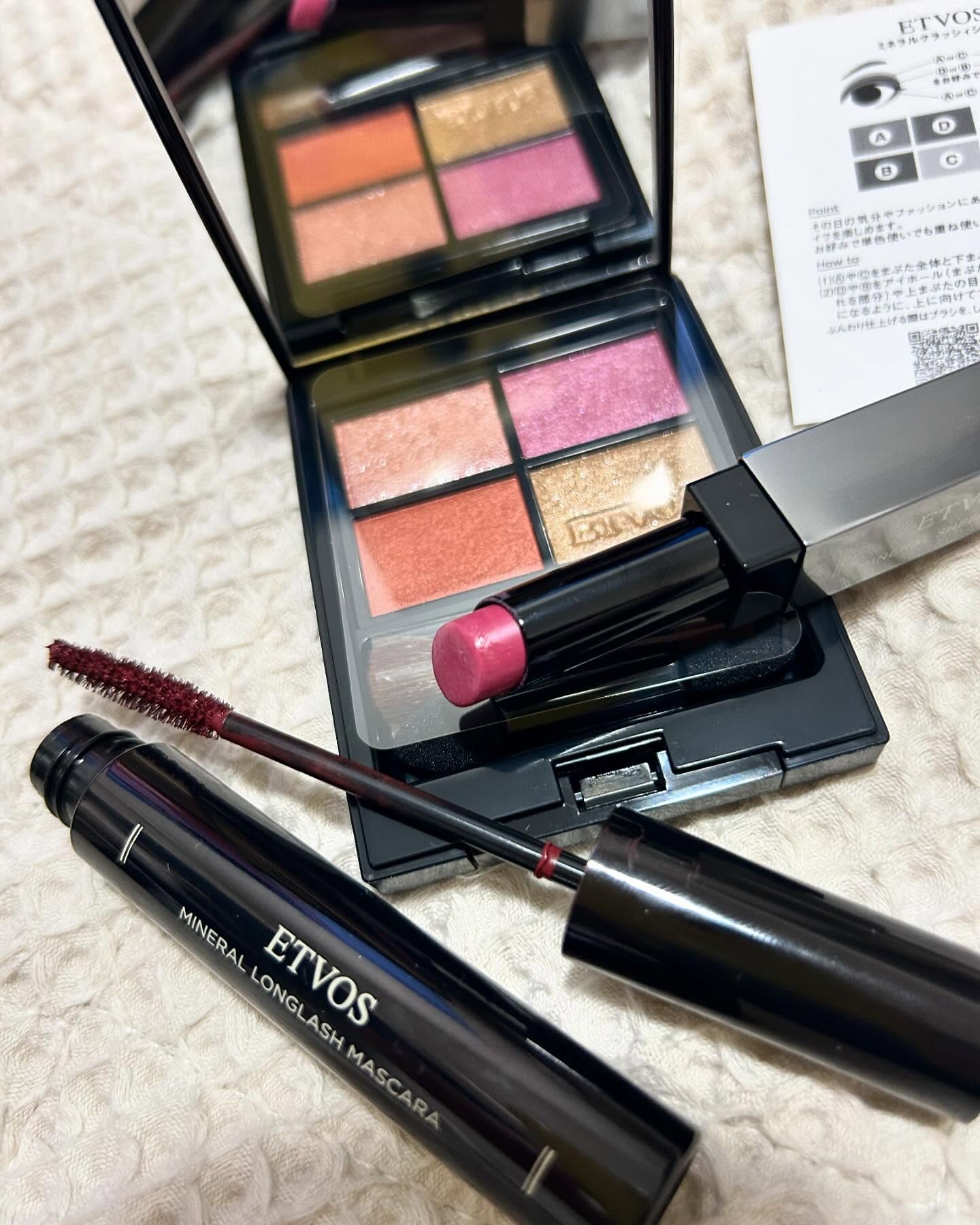 ミネラルロングラッシュマスカラ モーブボルドー/エトヴォス/マスカラを使ったクチコミ（1枚目）