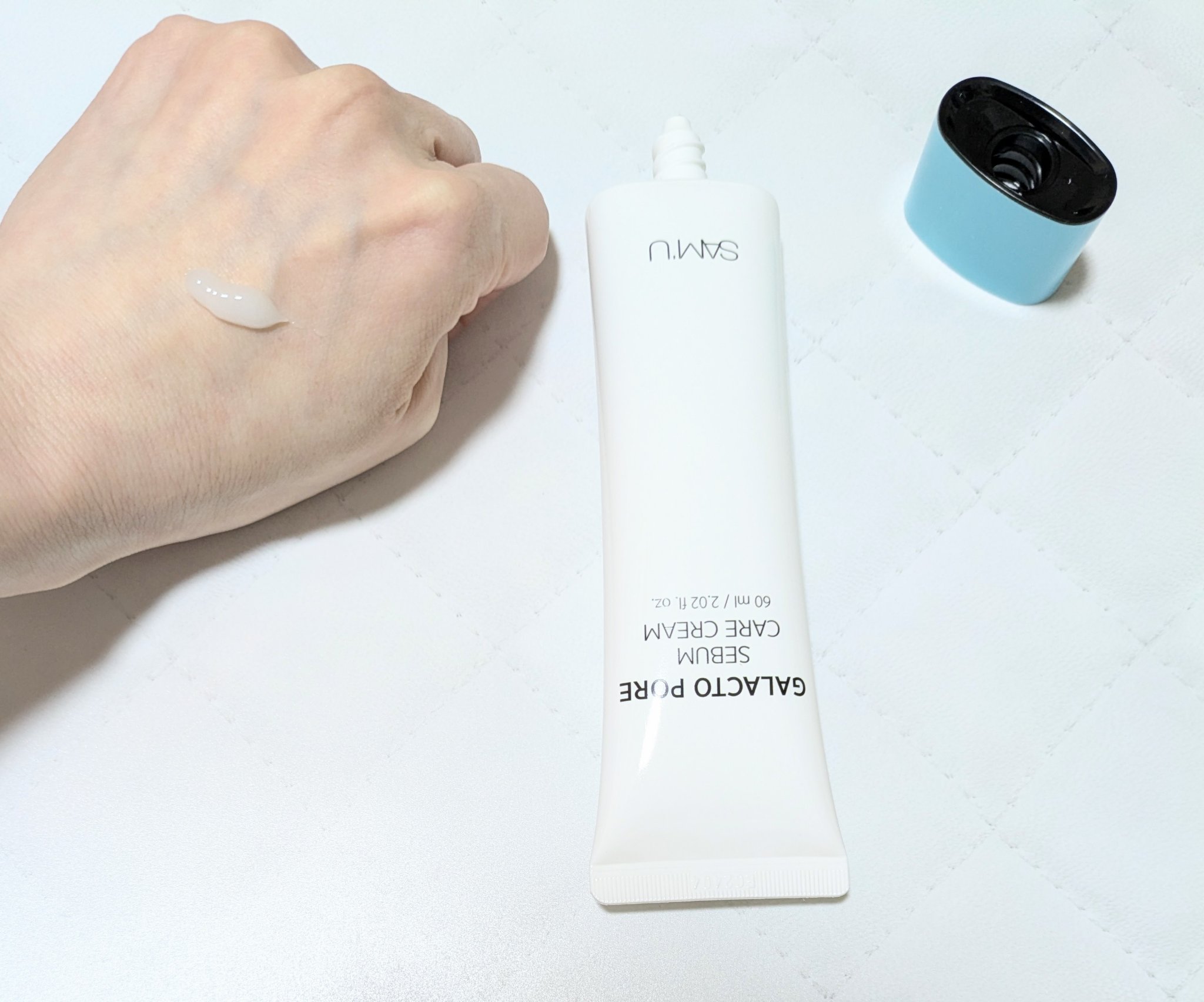 サミュ ガラクトポア セバムケアクリーム/SAM'U/フェイスクリームを使ったクチコミ（3枚目）