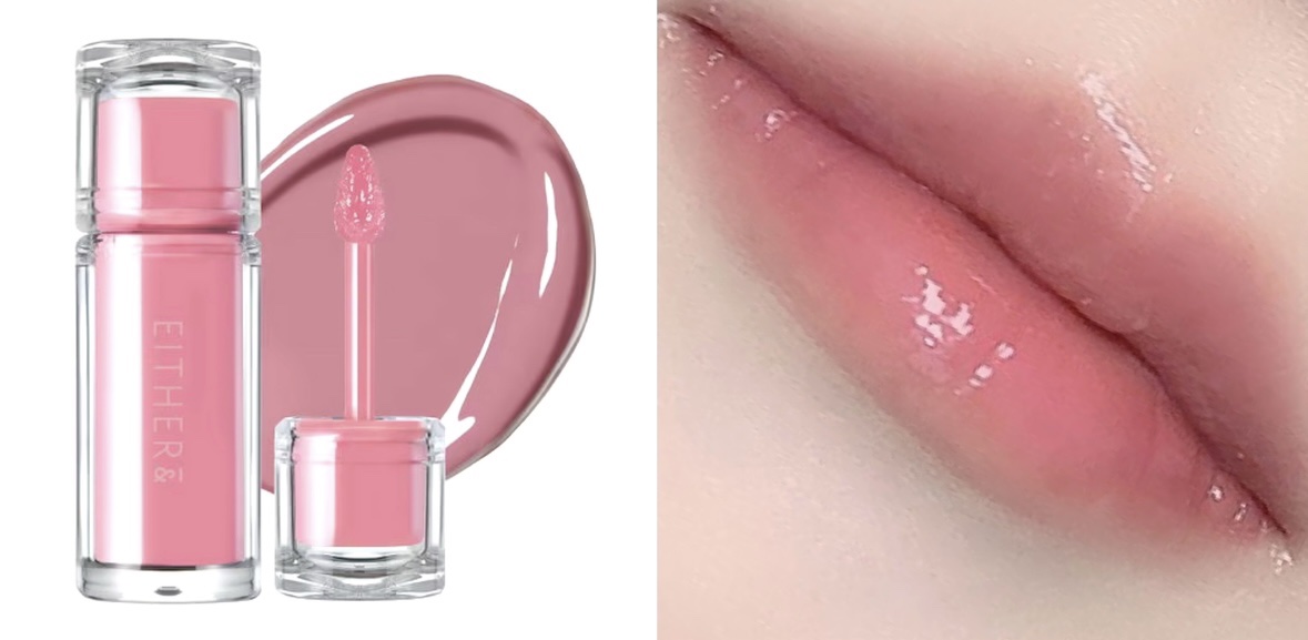 Dewy Syrup Tint 02 TOKYO BLOSSOM/EITHER＆/口紅を使ったクチコミ（1枚目）