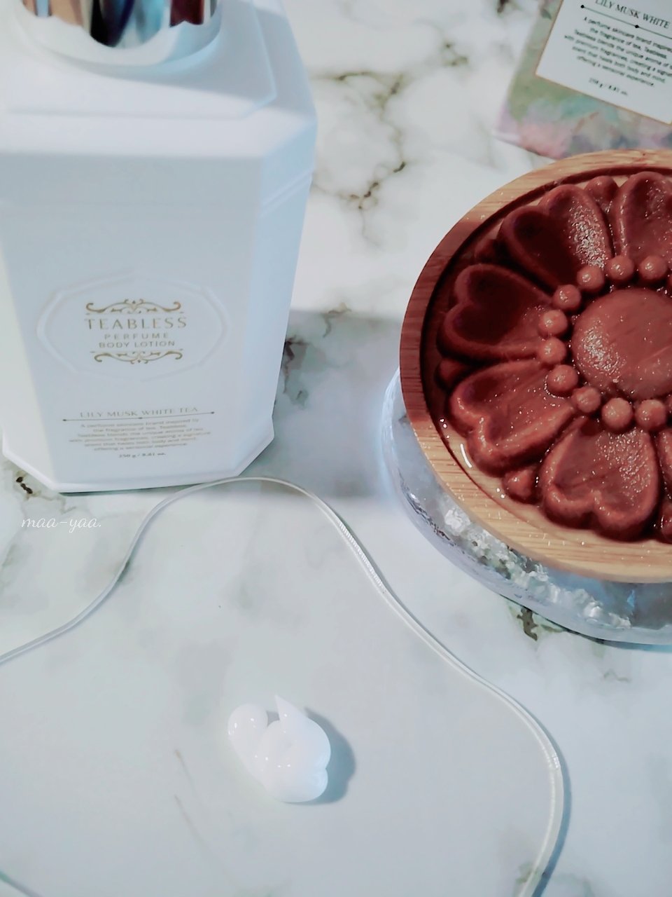パフュームボディローション リリィムスクホワイトティー/TEABLESS/ボディローションを使ったクチコミ（1枚目）