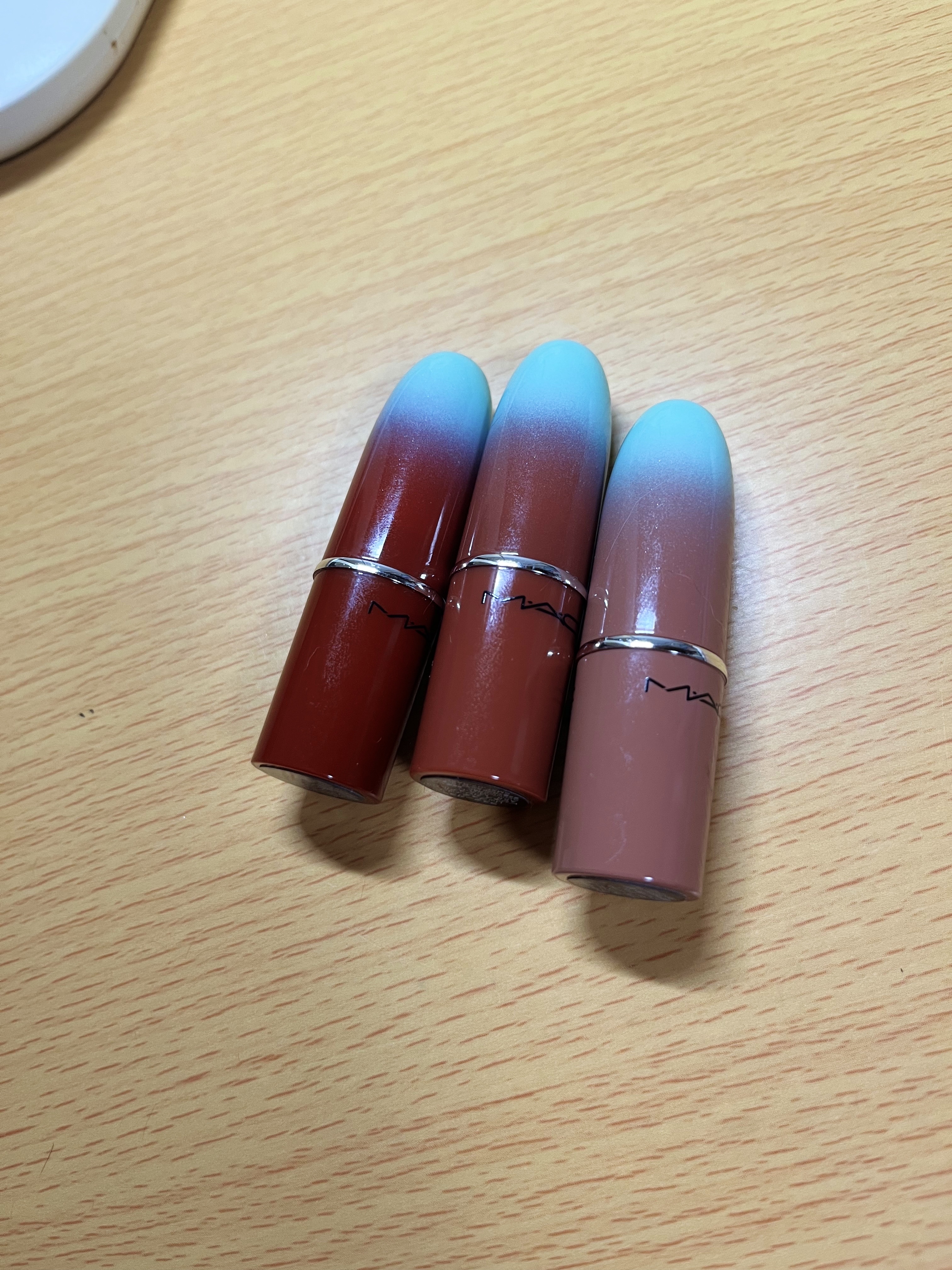 ワイルド グリームズ ミニ ラスターガラス リップ トリオ/M・A・C/メイクアップキットを使ったクチコミ（1枚目）