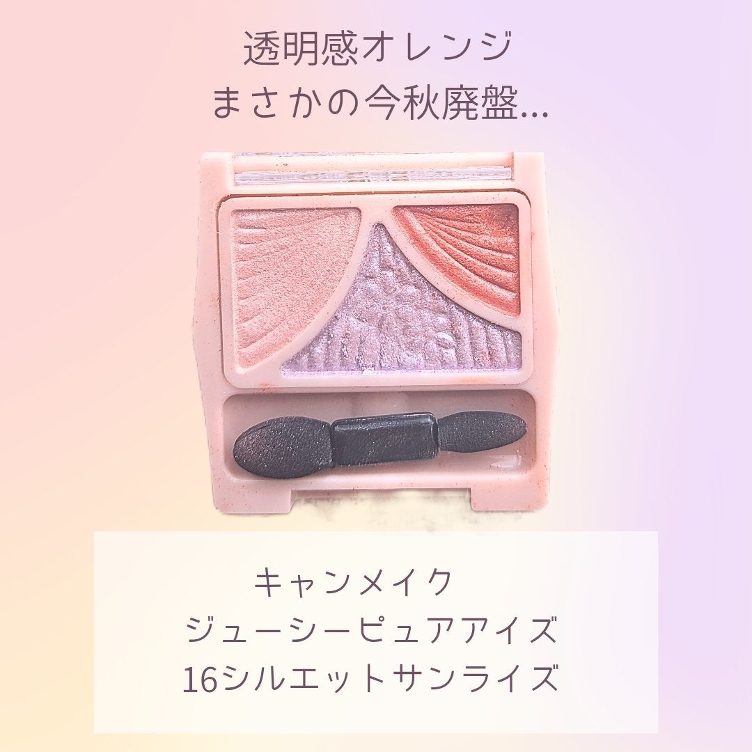 ジューシーピュアアイズ/キャンメイク/アイシャドウパレットを使ったクチコミ(2枚目)