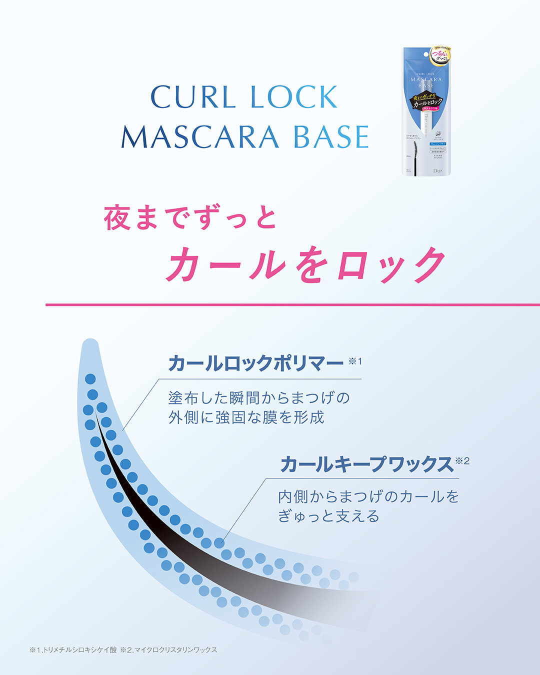 カールロックマスカラベース N/D-UP/マスカラ下地を使ったクチコミ（2枚目）