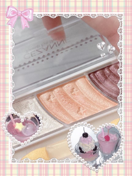 トーンアップアイシャドウ/CEZANNE/アイシャドウパレットを使ったクチコミ(1枚目)