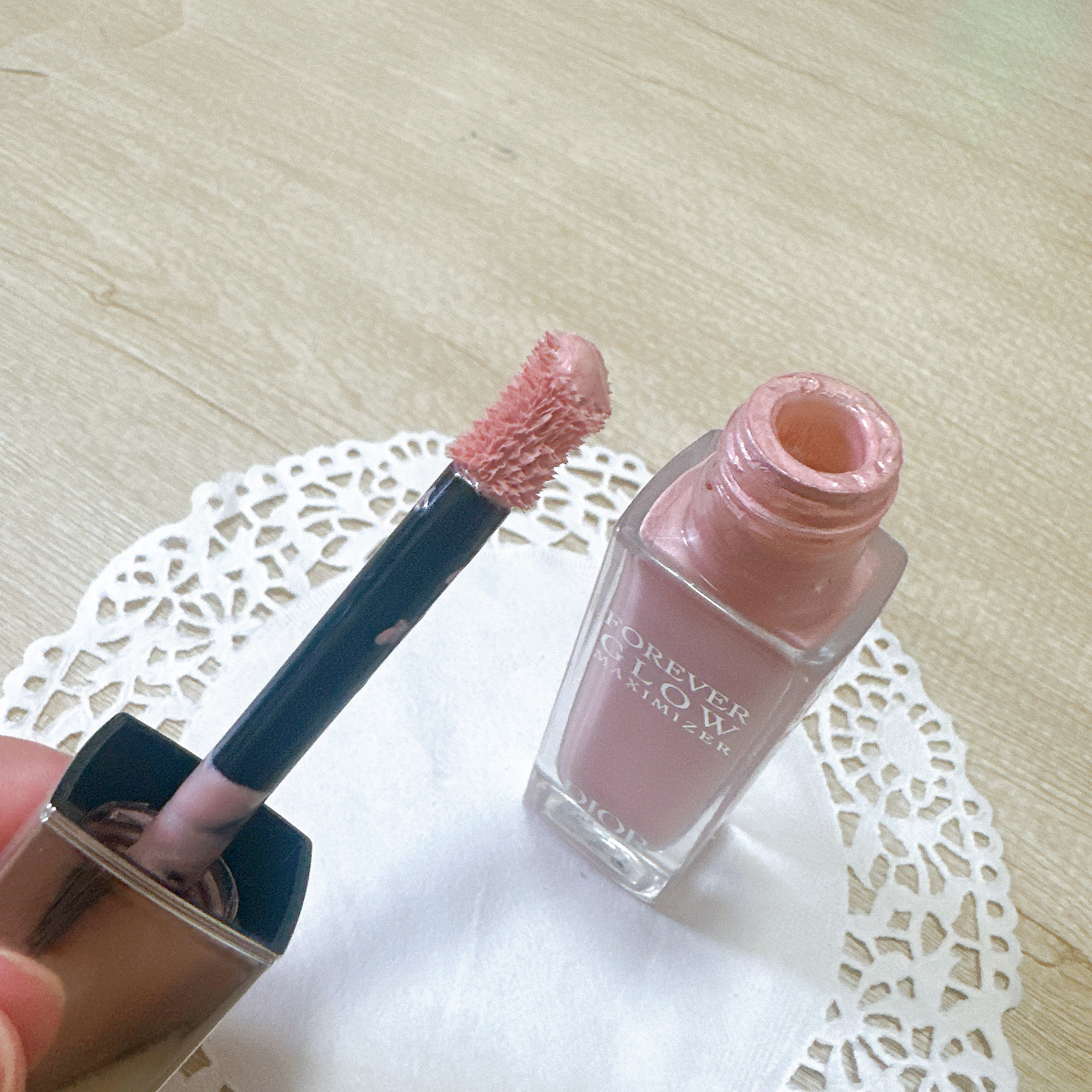 ディオールスキン フォーエヴァー グロウ マキシマイザー ピンク/Dior/ハイライトを使ったクチコミ（3枚目）