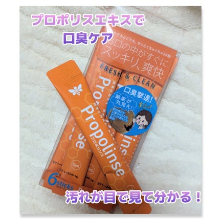 プロポリンス/プロポリンス/マウスウォッシュ・スプレーを使ったクチコミ(1枚目)