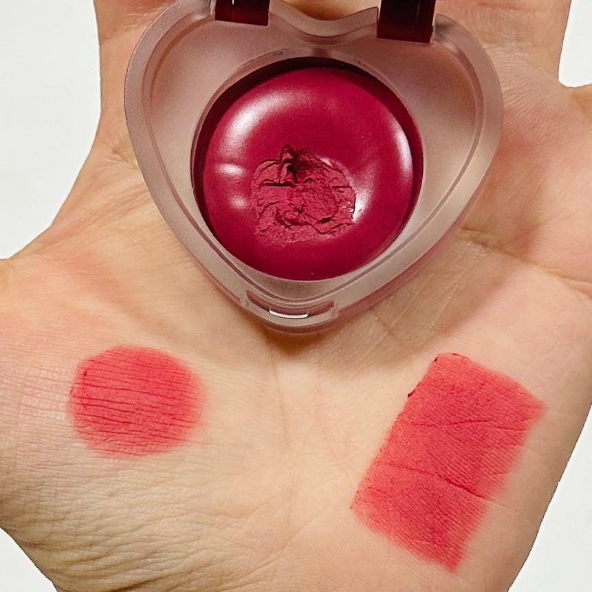 スフレカラーポット/dasique/口紅を使ったクチコミ(2枚目)