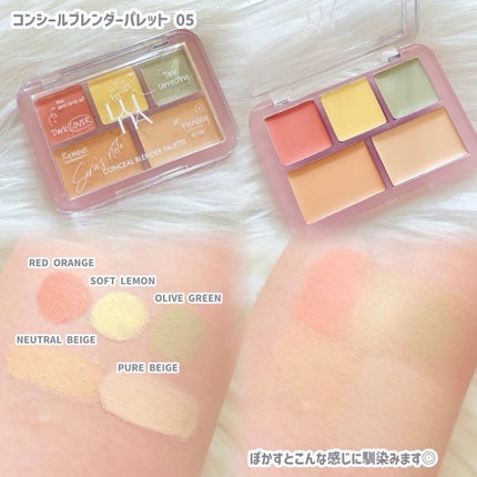 コンシールブレンダーパレット/LUNA/パレットコンシーラーを使ったクチコミ(2枚目)