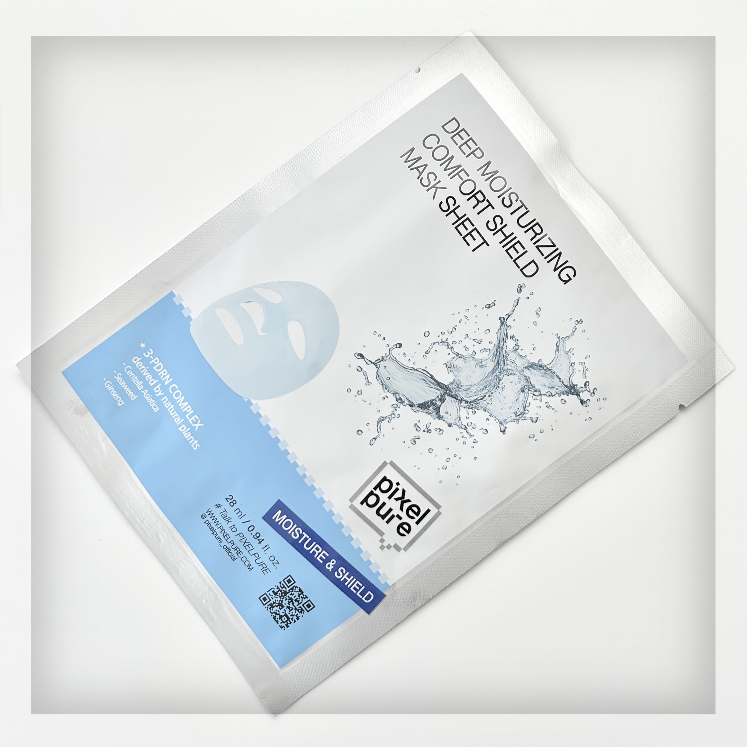 pixelpure ディープモイスチャーライジングコンポートシールドマスクシートのクチコミ「𓍯ディープモイスチャーライジングコンポートシールドマスクシート⌇PixelPure

3つの植.....」（2枚目）