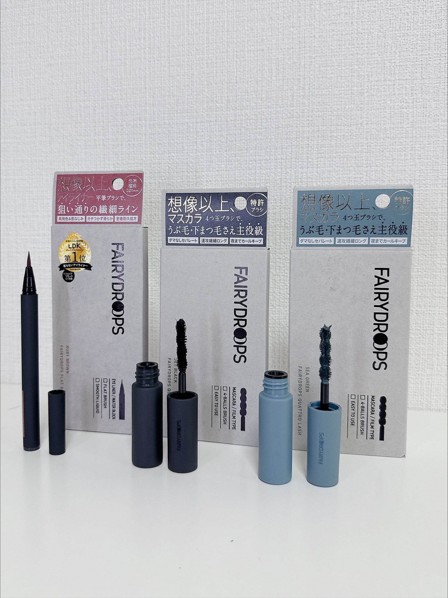 フェアリードロップス クアトロラッシュ(マスカラ フィルムタイプ)/FAIRYDROPS/マスカラを使ったクチコミ(4枚目)