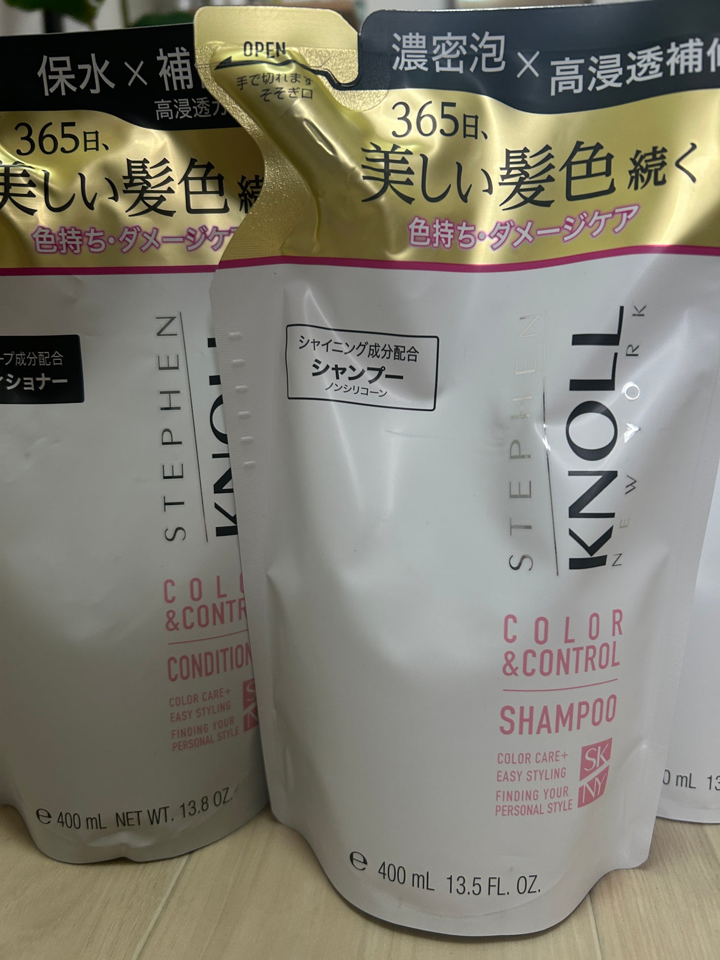 カラーコントロール シャンプー W/コンディショナー W/スティーブンノル ニューヨーク/市販シャンプーを使ったクチコミ(1枚目)