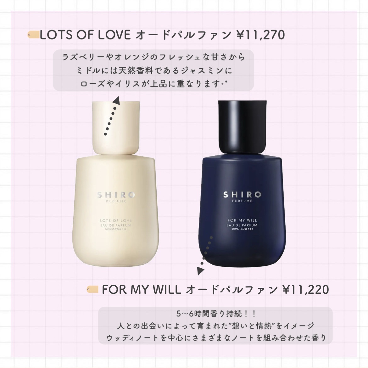 LOTS OF LOVE オードパルファン/SHIRO/香水(その他)を使ったクチコミ（2枚目）