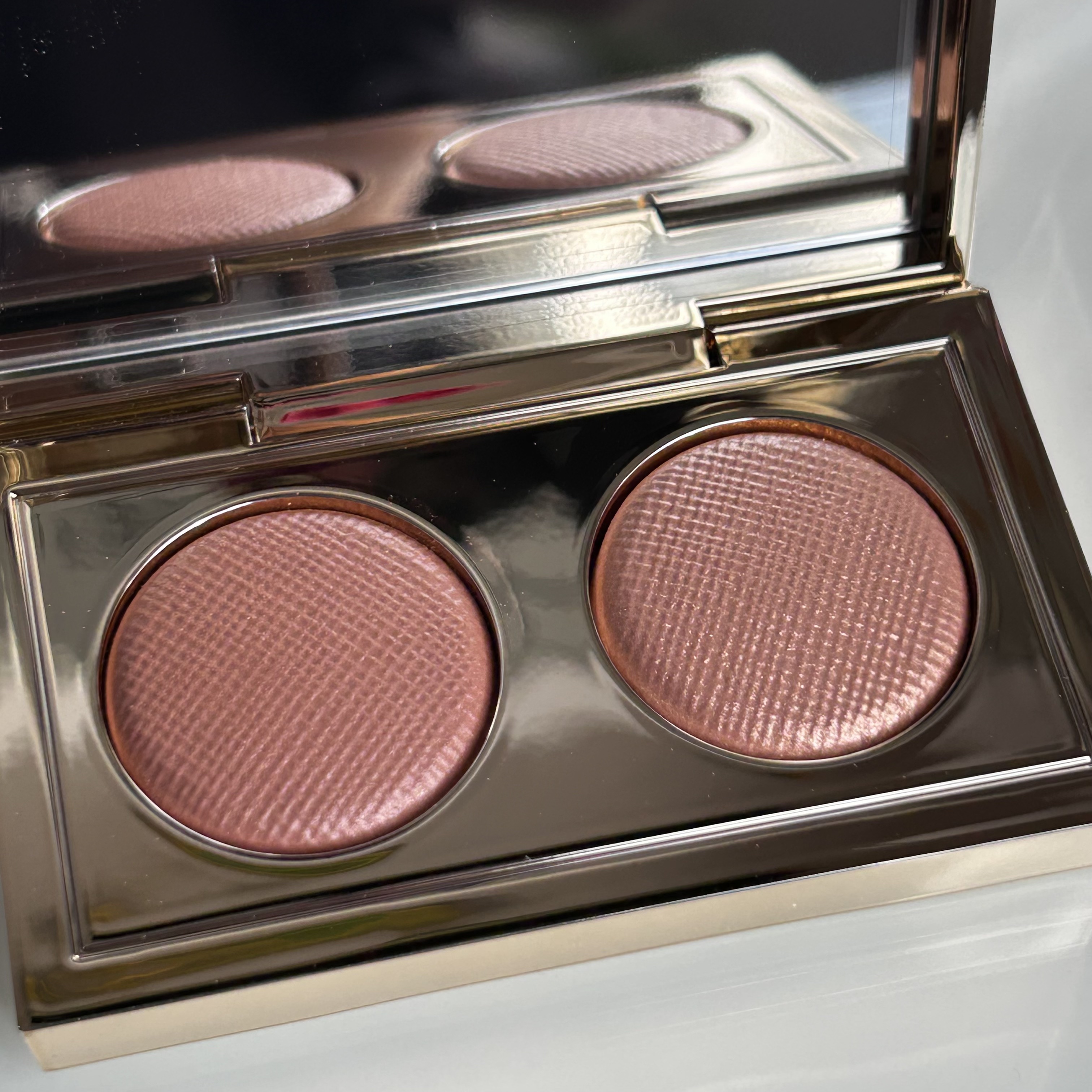 リュクス アイシャドウ デュオ/BOBBI BROWN/アイシャドウパレットを使ったクチコミ（3枚目）