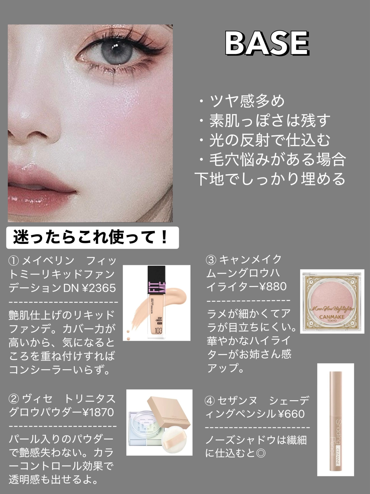 トリニタス グロウ パウダー/Visée/ルースパウダーを使ったクチコミ（2枚目）