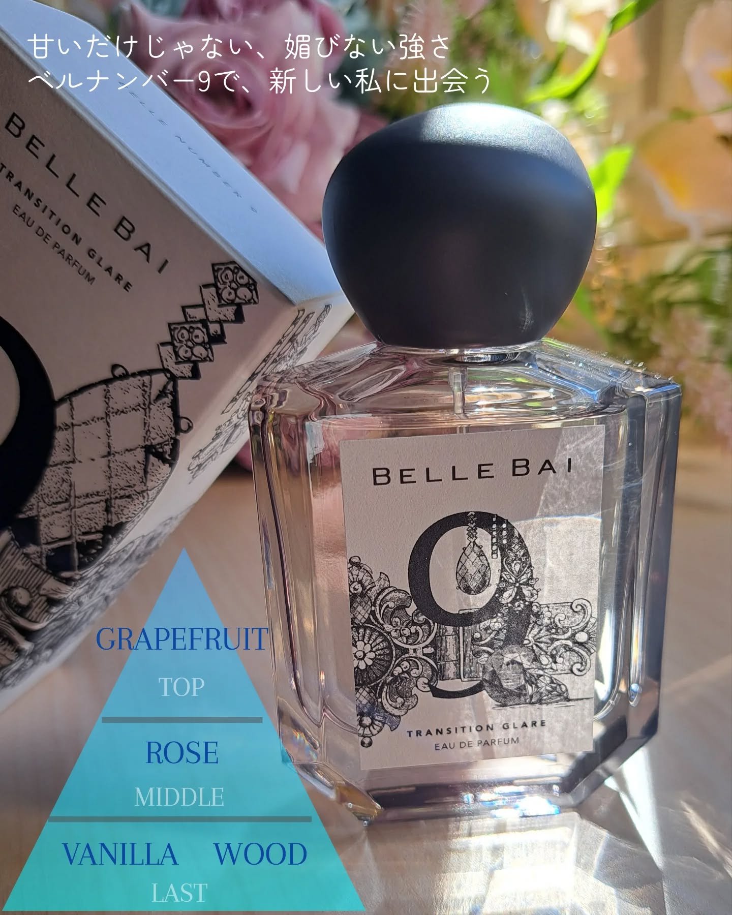 ベルナンバー 9 オードパルファン 覚醒の輝き(TRANSITION GLARE)/BELLE BAI/香水(その他)を使ったクチコミ（2枚目）