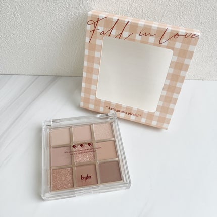 KEYBO FALL IN LOVE SHADOW PALETTE/keybo/アイシャドウパレットを使ったクチコミ(1枚目)