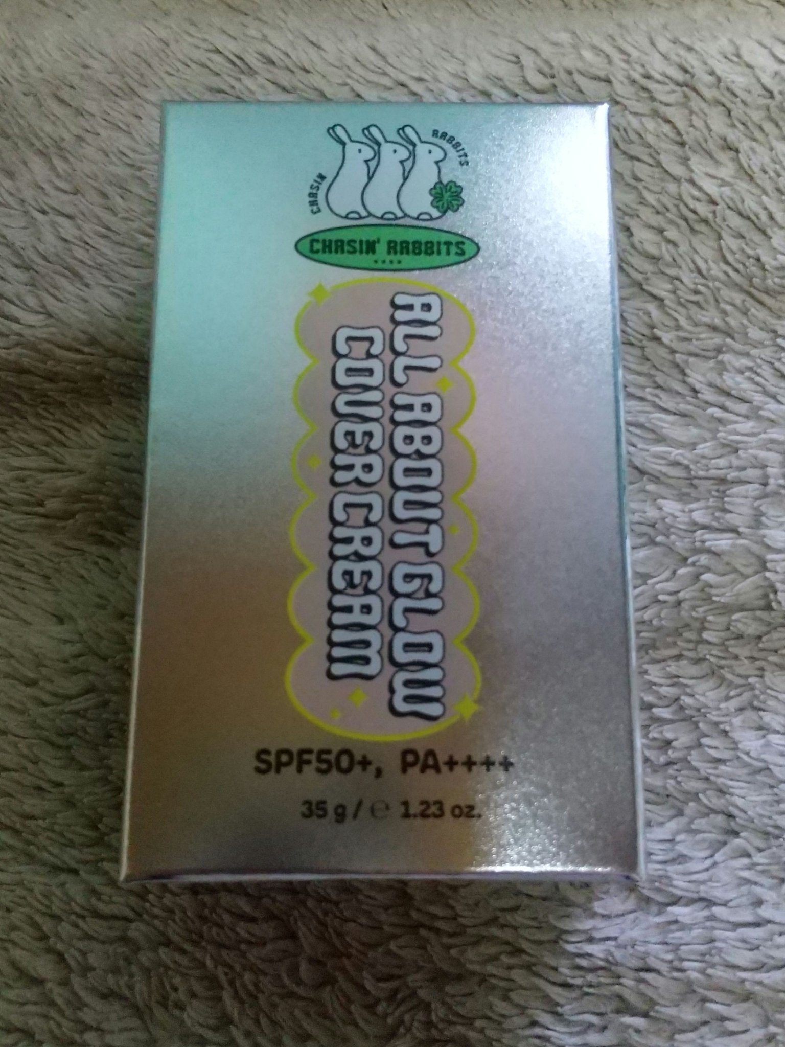 オールアバウトグロウカバークリーム/CHASIN'RABBITS/日焼け止めクリームを使ったクチコミ（1枚目）