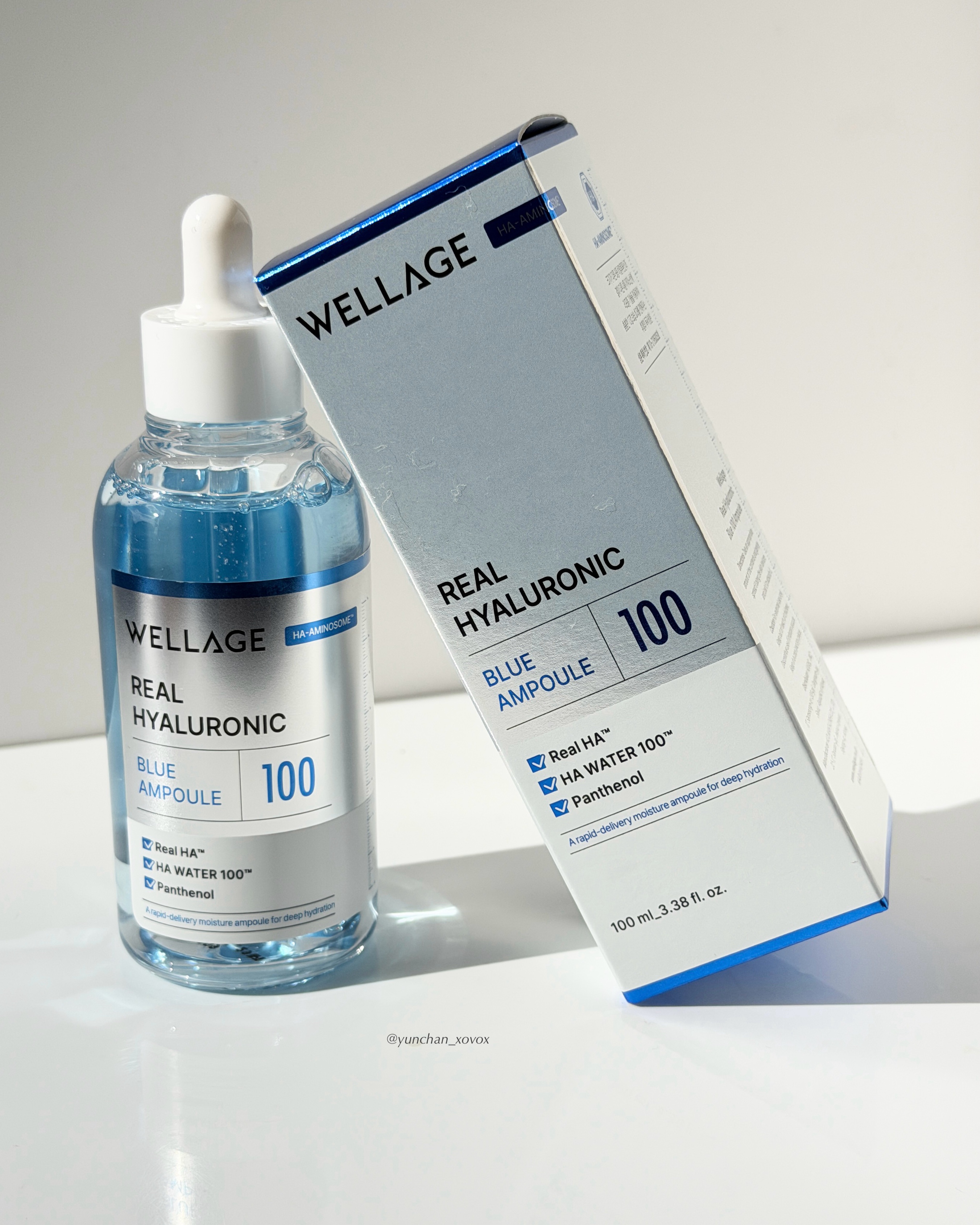 リアルヒアルロニックブルーアンプル 100/Wellage/美容液を使ったクチコミ（3枚目）