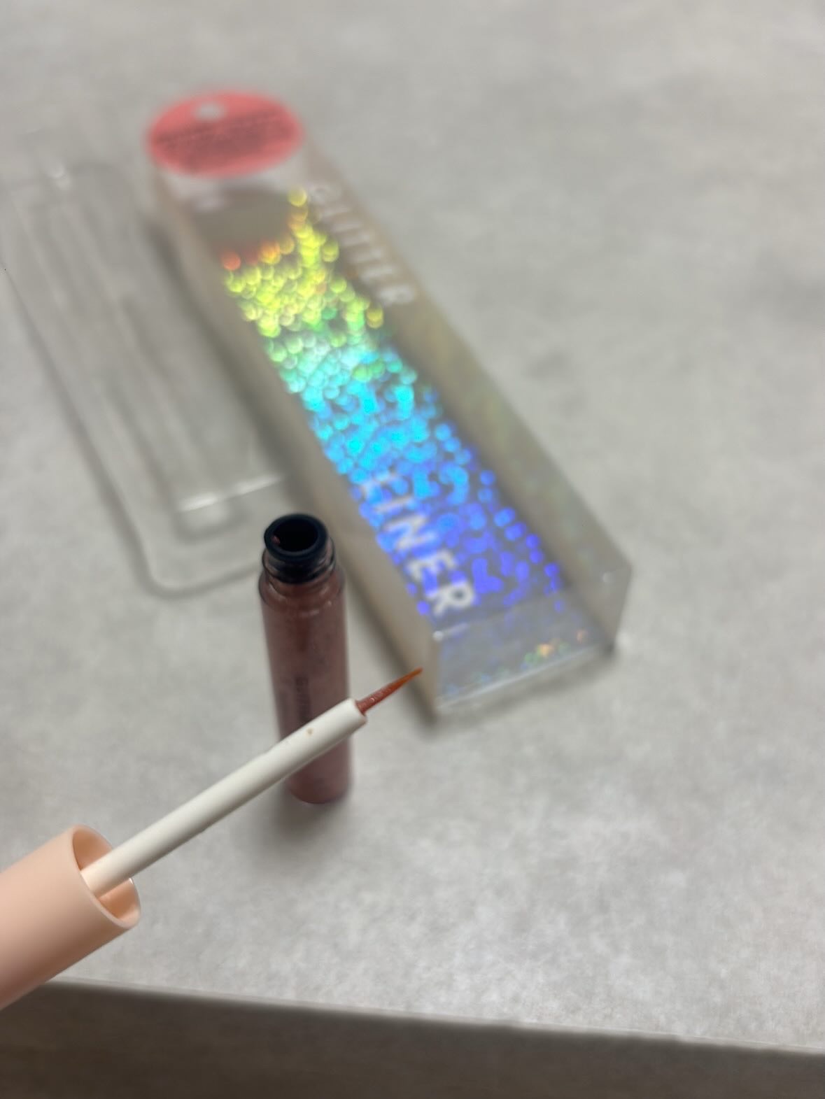 グリッターライナー/Kirei&co./グリッターを使ったクチコミ（2枚目）