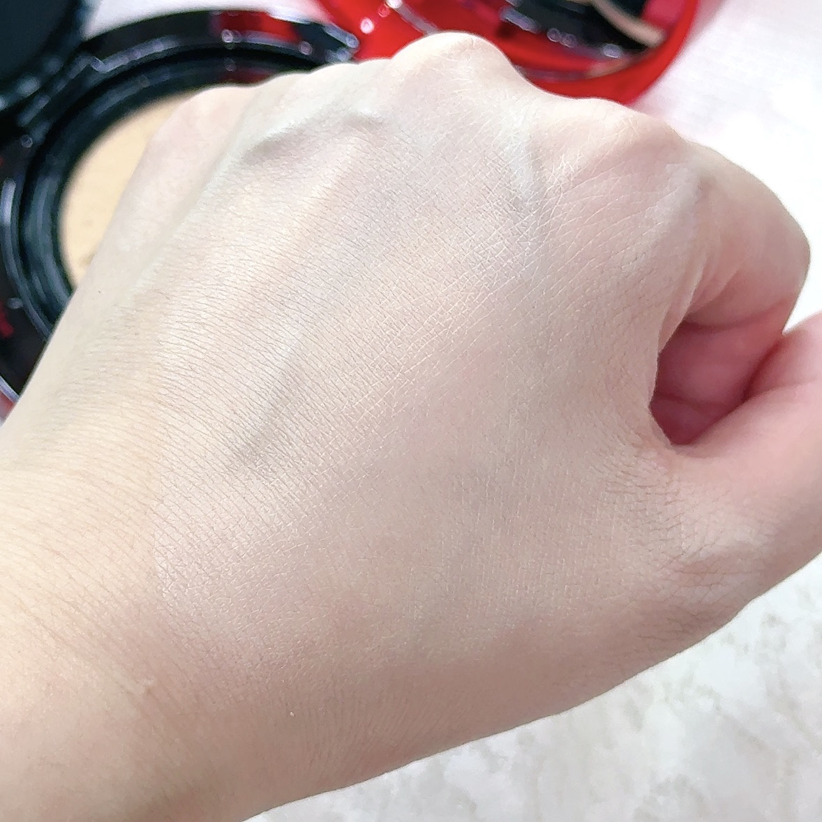 ビーベルベットカバークッション/espoir/クッションファンデーションを使ったクチコミ（2枚目）